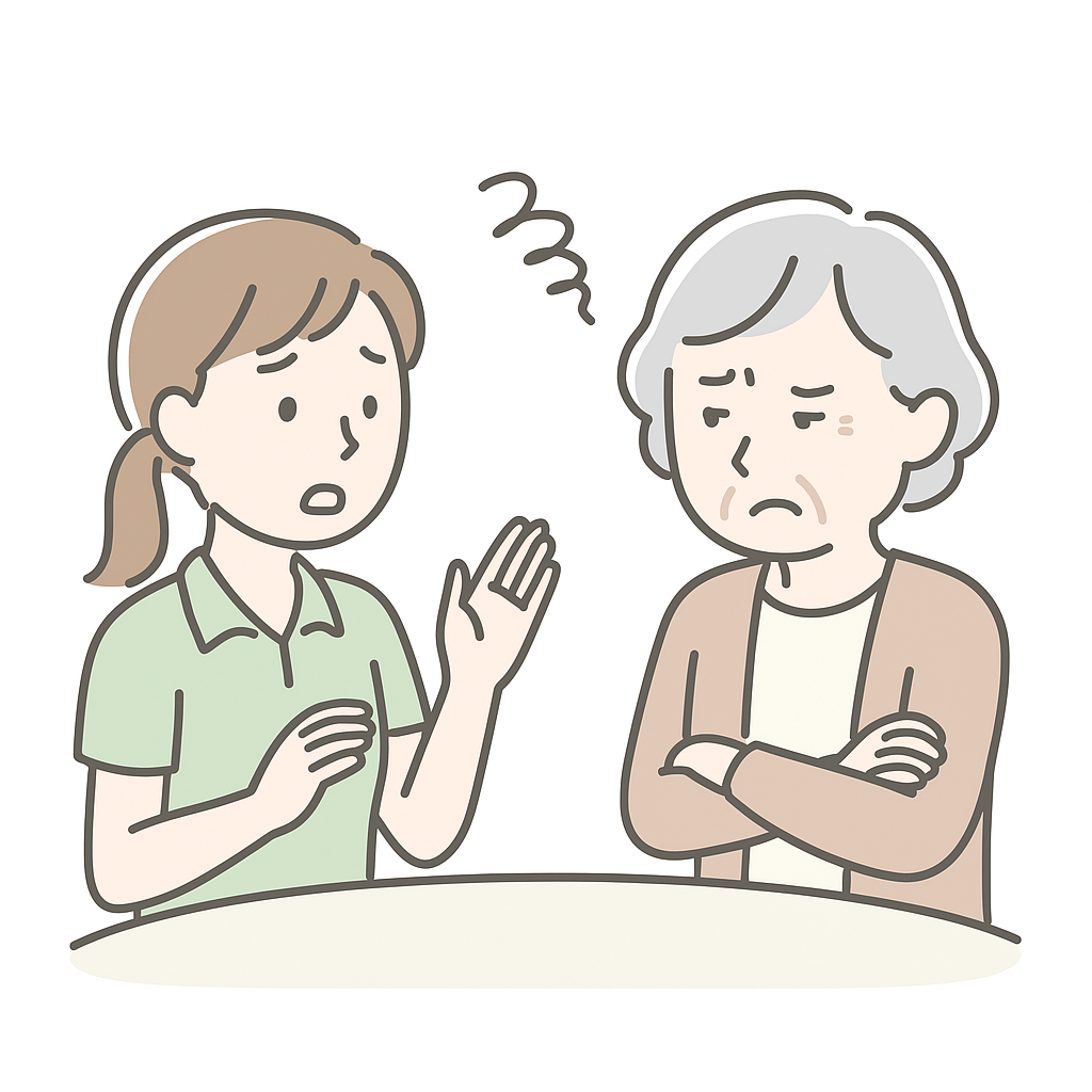 認知症の方が人の話・言う事を聞かない原因