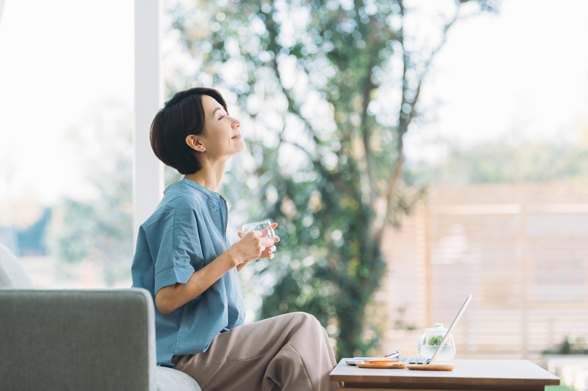 強迫性障害を気にしない方法「深呼吸をする」